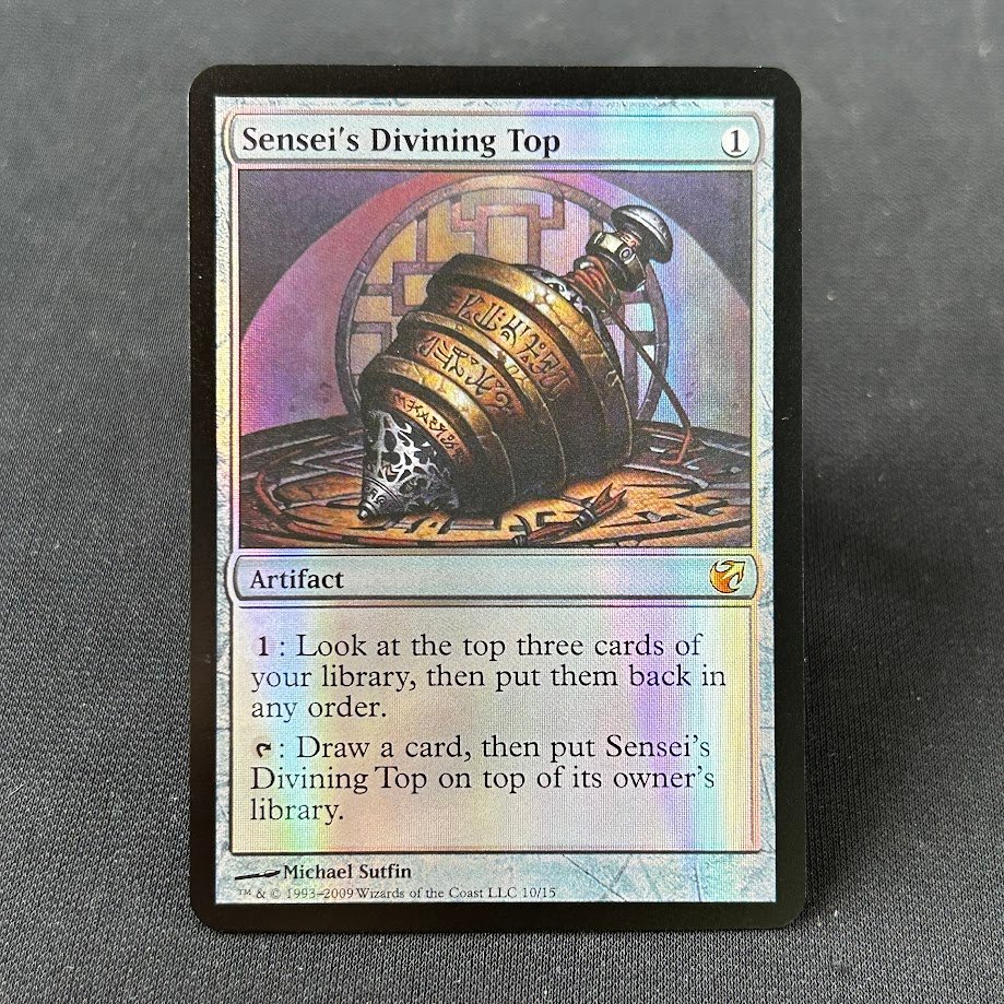 5-6.jpg Sensei's Divining Top V09 Foil MTG Proxy Cards - Image 1