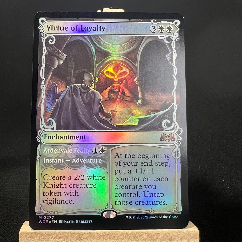 5-61.jpg Virtue of Loyalty 277 foil MTG Proxy Cards - Image 1