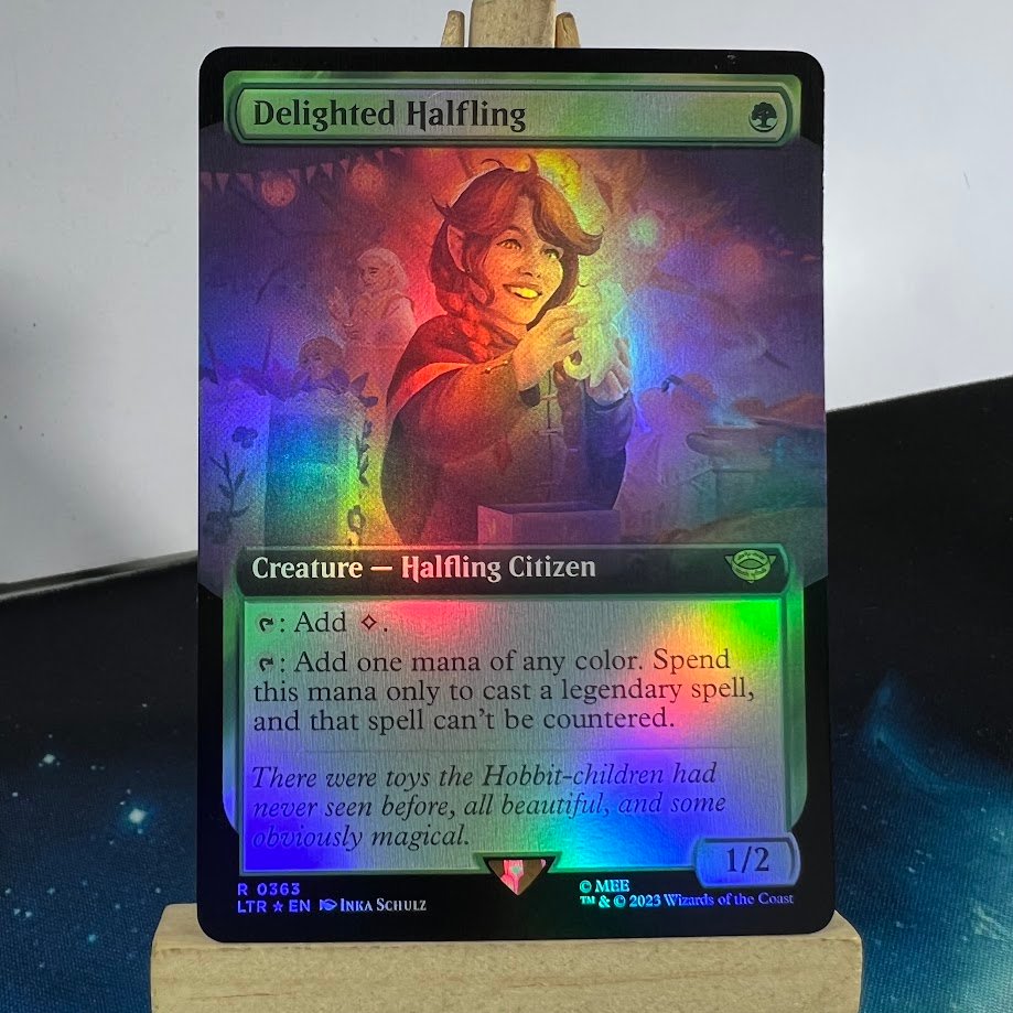 5-76.jpg Delighted Halfling 363 foil MTG Proxy Cards - Image 1
