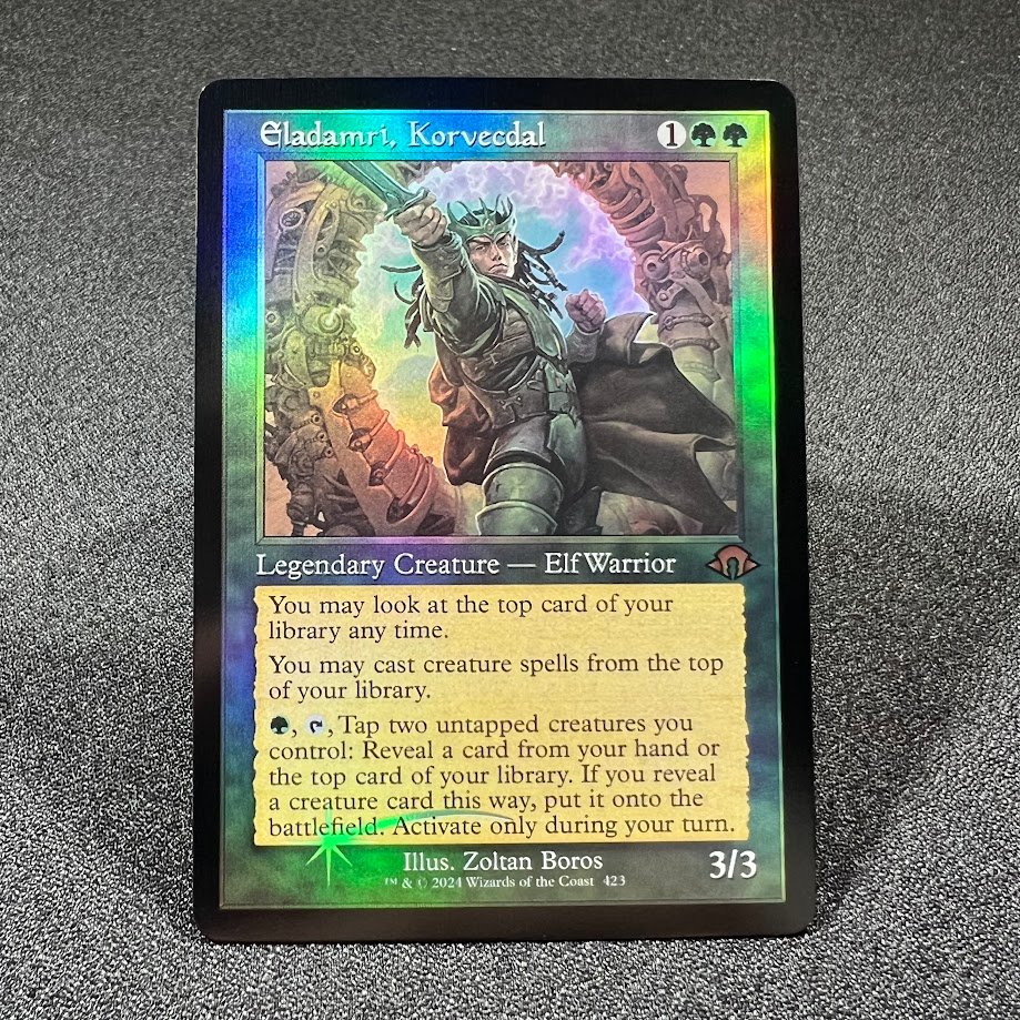 6-19.jpg Eladamri, Korvecdal #423 foil MTG Proxy Cards - Image 1