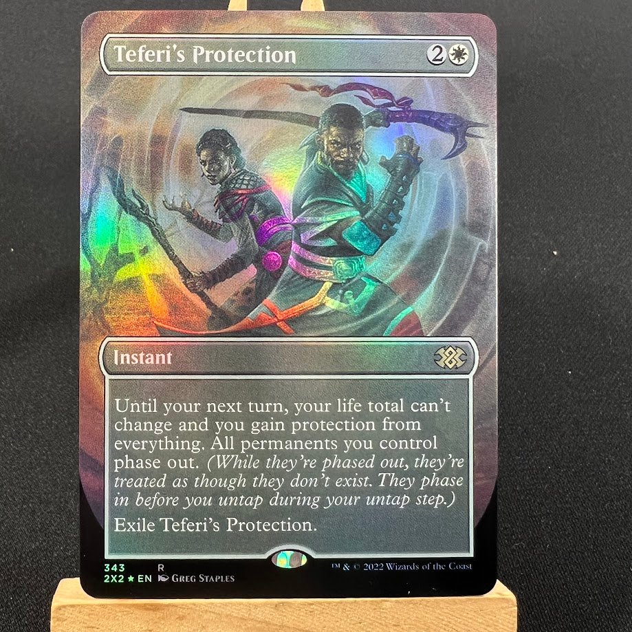 6-31.jpg Teferi's Protection 2x2 borderless foil MTG Proxy Cards - Image 1