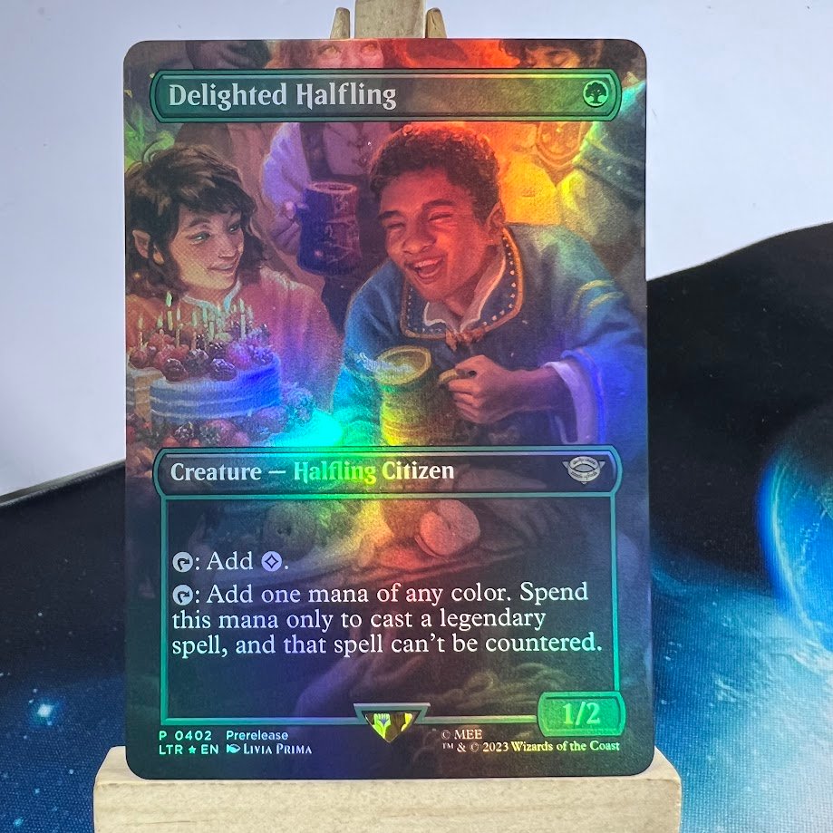 6-53.jpg Delighted Halfling 402 foil MTG Proxy Cards - Image 1