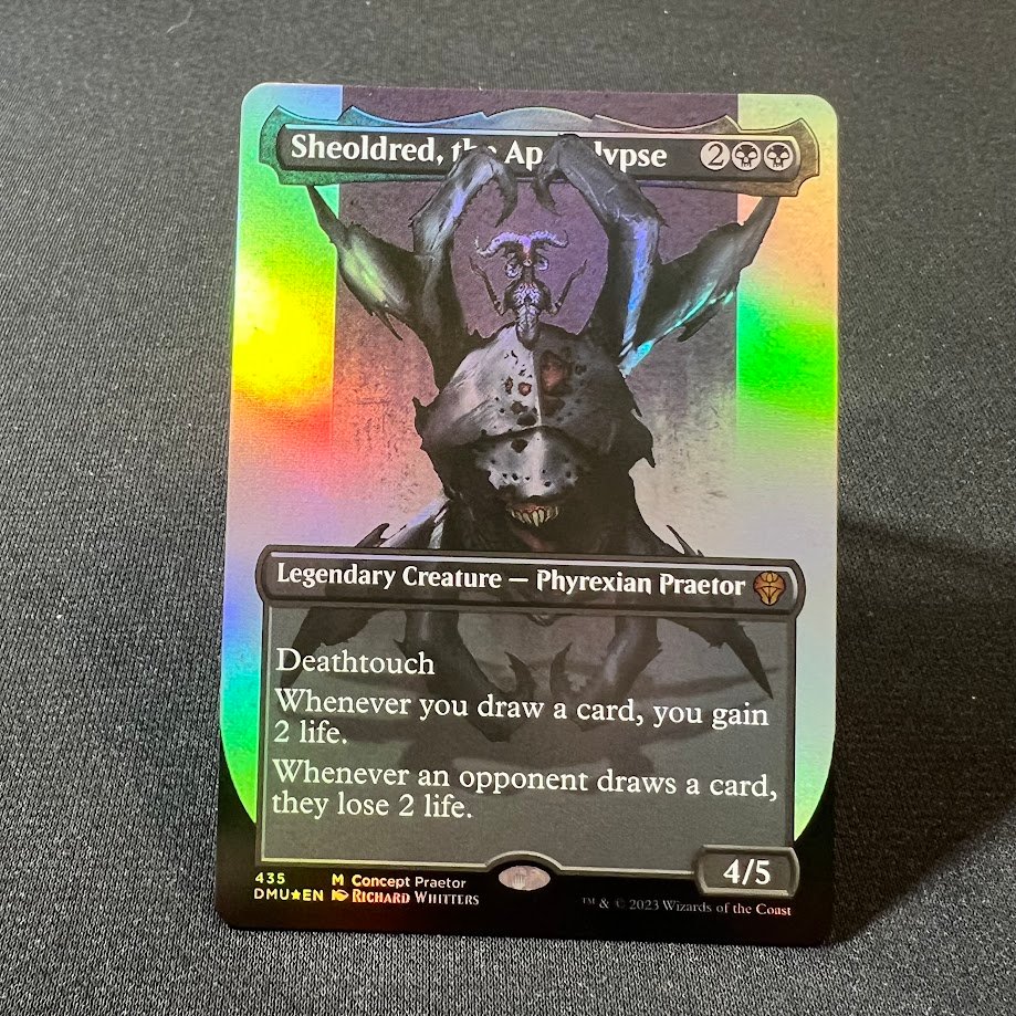 6-6-1.jpg Sheoldred, the Apocalypse #435 Foil MTG Proxy Cards - Image 1