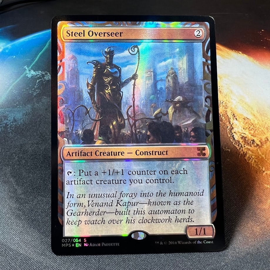 7-1-1.jpg Steel Overseer Foil MTG Proxy Cards - Image 1