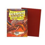 100 PCS/BOX Matte Red Dragon Shield Cards Sleeves - Image 3