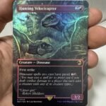 Hunting Velociraptor foil MTG Proxy Cards