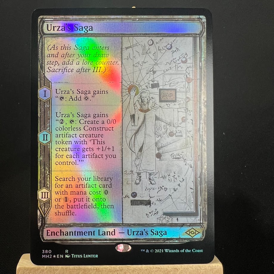 7-31.jpg Urza's Saga (Sketch Frame) MH2 foil MTG Proxy Cards - Image 1