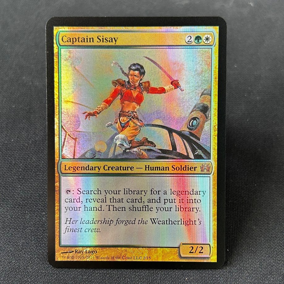 7D03BA639CDAA6B979ABF7FF7CF5243E.jpg Captain Sisay V11 Foil MTG Proxy Cards - Image 1