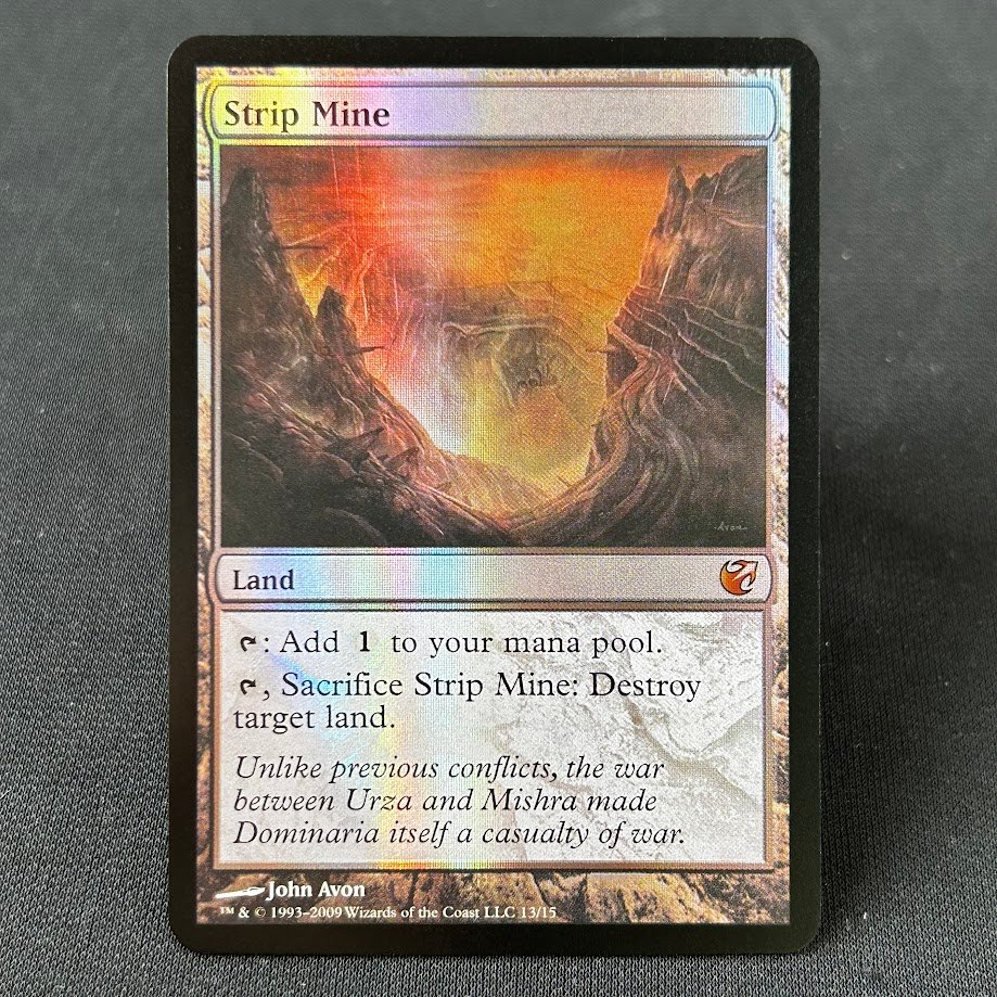 8-3.jpg Strip Mine V09 Foil MTG Proxy Cards - Image 1