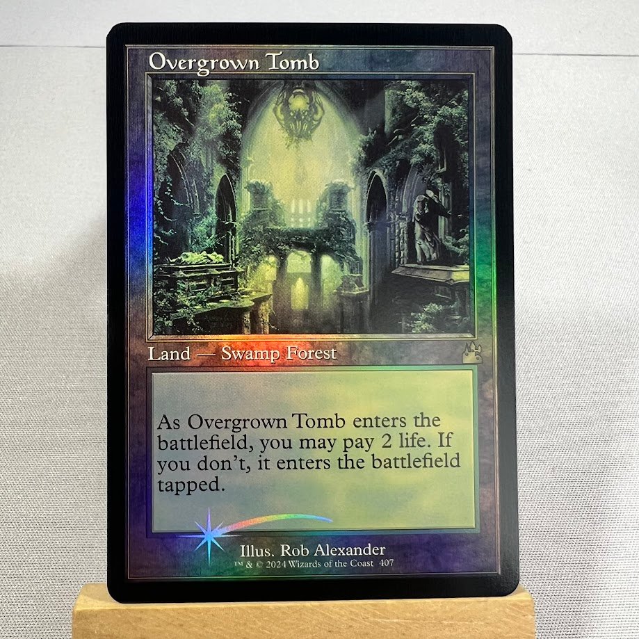 9-5.jpg Overgrown Tomb RVR Old Frame foil MTG Proxy Cards - Image 1