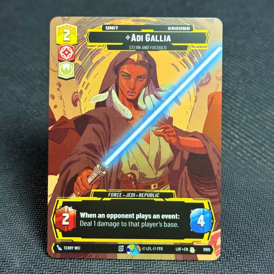 Adi-Gallia-Stern-and-Focused-1060.jpg Adi Gallia - Stern and Focused SWUDB Proxy Cards - Image 1