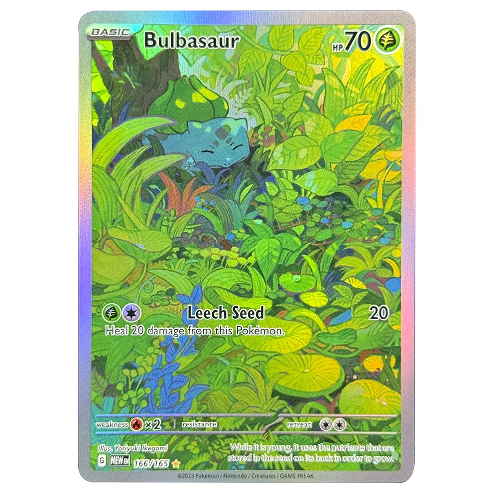 Bulbasaur-·-151-MEW-166.jpg Bulbasaur · 151 (MEW) #166 Pokemon Proxy Cards - Image 1