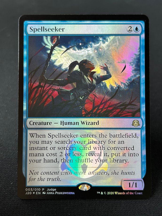 CF900D3B4041E0E58CEC0456C5A4CCF6.jpg Spellseeker Judge 2020 Foil MTG Proxy Cards - Image 1
