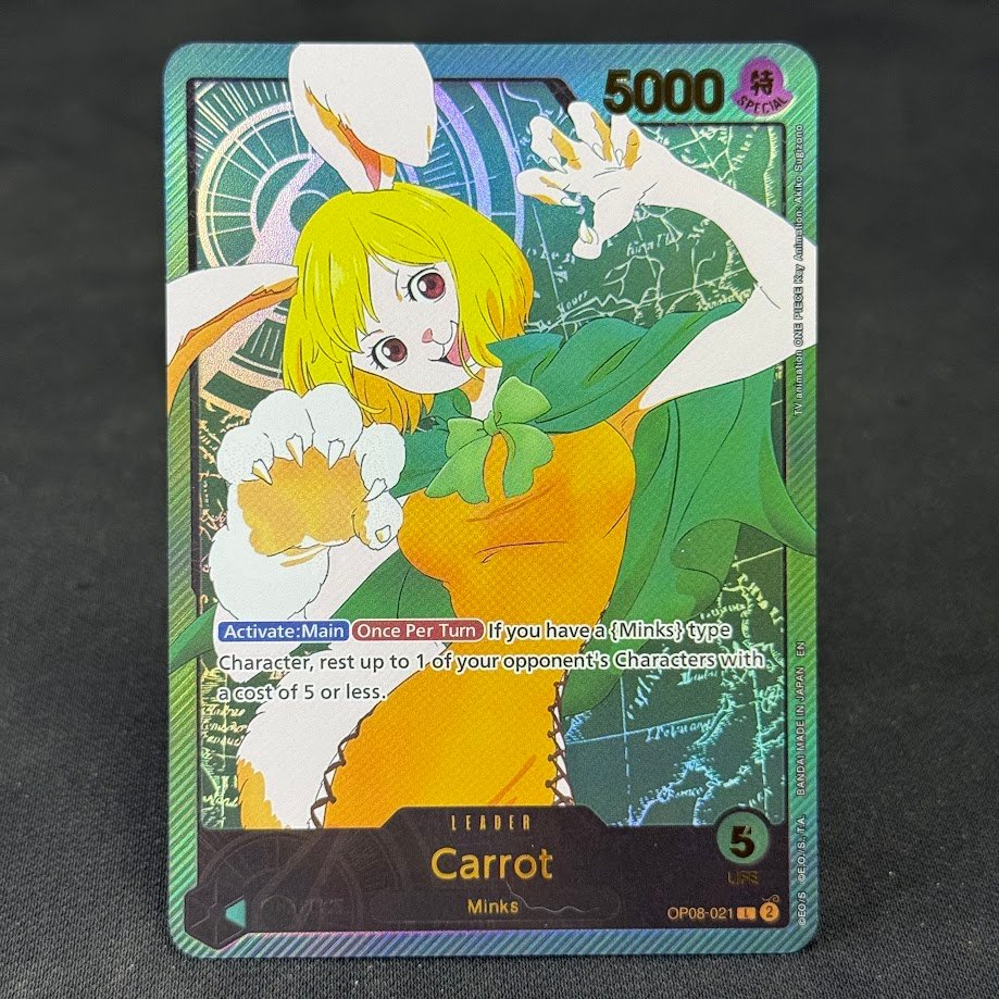 Carrot-OP08-021.jpg Carrot OP08-021 Gold Foil One Piece Proxy Cards - Image 1