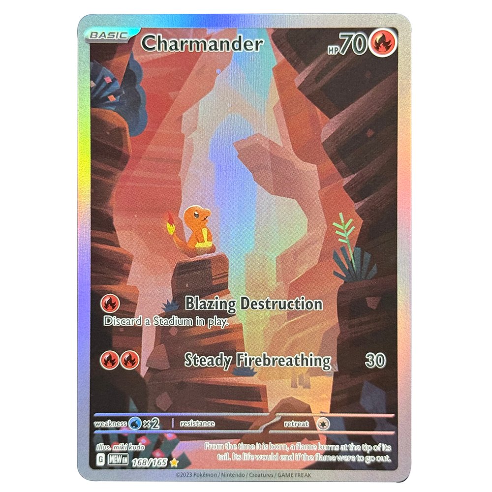 Charmander-·-151-MEW-168.jpg Charmander · 151 (MEW) #168 Pokemon Proxy Cards - Image 1