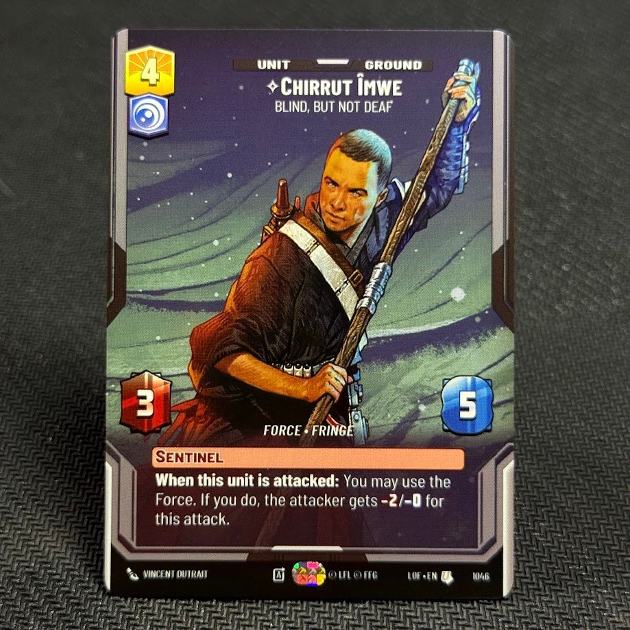Chirrut-Imwe-Blind-But-Not-Deaf-1046.jpg Chirrut Îmwe - Blind, But Not Deaf SWUDB Proxy Cards - Image 1