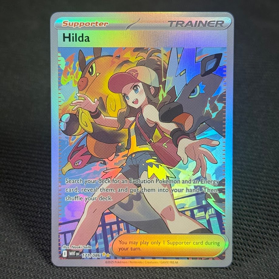 Hilda-·-White-Flare-WHT-171.jpg Hilda · White Flare (WHT) #171 Pokemon Proxy Cards - Image 1