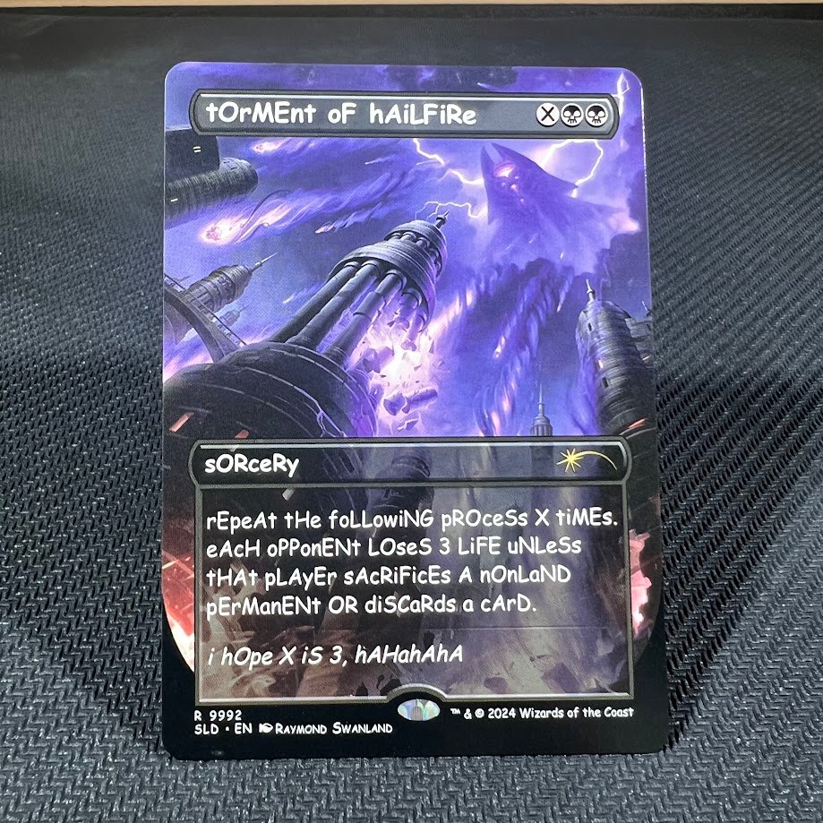 IMG_0553.jpg Torment of Hailfire SLD9992 MTG Proxy Cards - Image 1