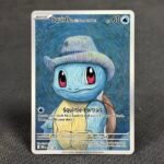 Squirtle with Grey Felt Hat Pokemon Proxy Cards