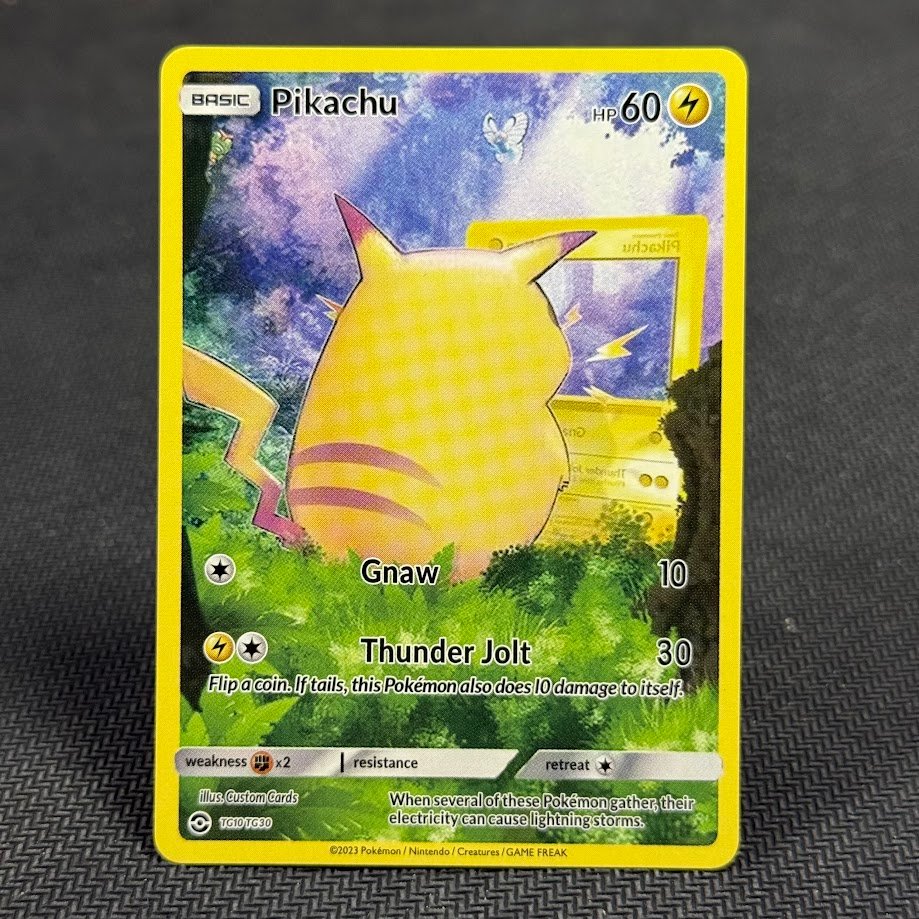 IMG_2050.jpg Pikachu Red Cheek Pokemon Proxy Cards - Image 1