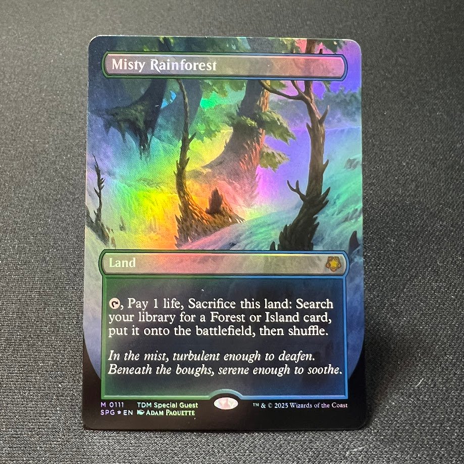 IMG_2405.jpg Misty Rainforest SPG #111 foil MTG Proxy Cards - Image 1