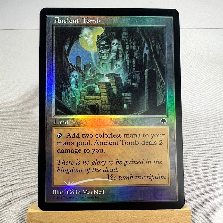 IMG_3274.jpg Ancient Tomb TMP foil Vintage MTG Proxy Cards - Image 1