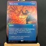 Mana Drain 2x2 borderless foil MTG Proxy Cards
