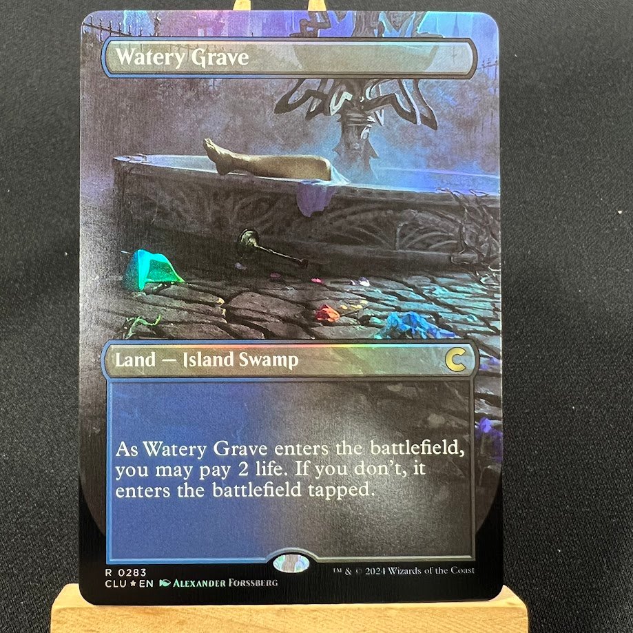 IMG_3435.jpg Watery Grave CLU foil MTG Proxy Cards - Image 1