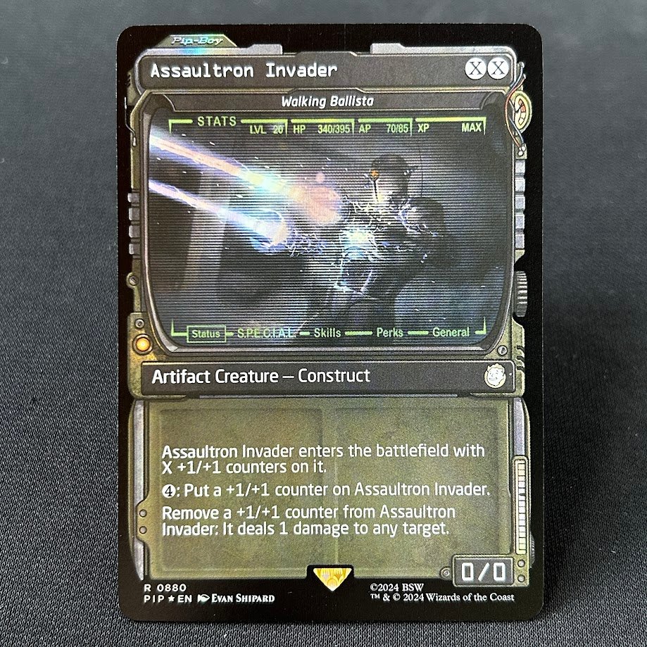 IMG_3512.jpg Surge Foil Assaultron Invader (Walking Ballista) #880 Foil MTG Proxy Cards - Image 1
