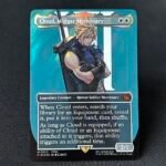 Surge Foil Cloud, Midgar Mercenary (Borderless) (FIN 520) Foil MTG Proxy Cards