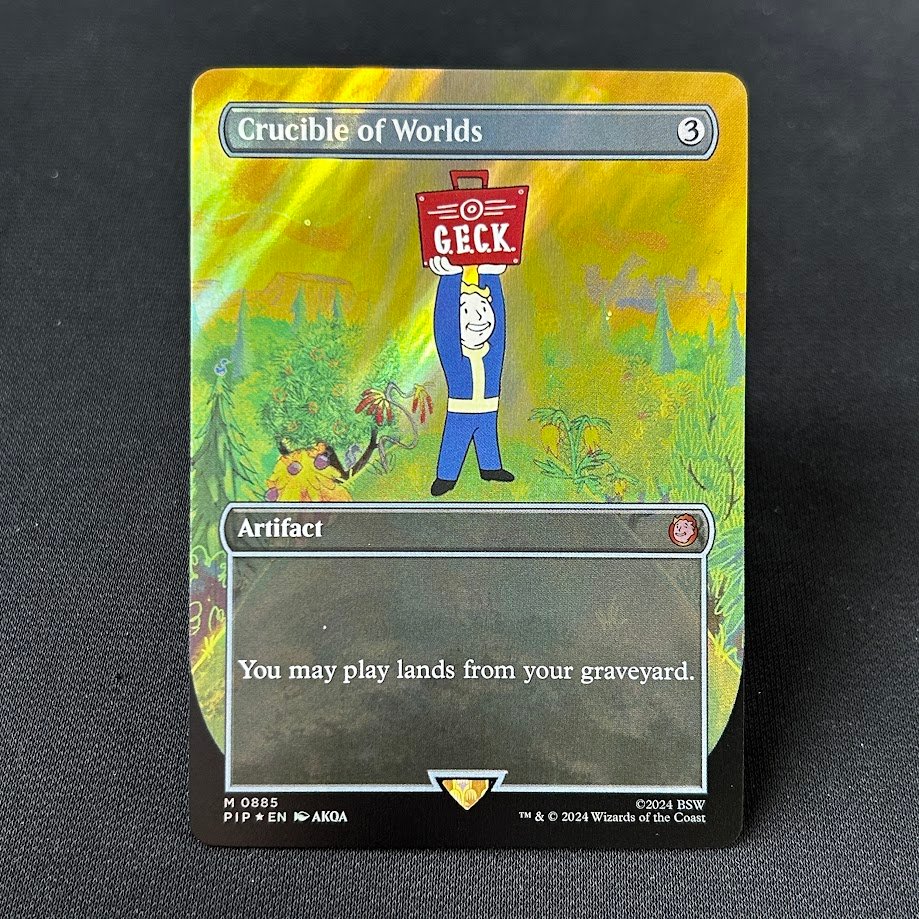 IMG_3522.jpg Surge Foil Crucible of Worlds #885 Foil MTG Proxy Cards - Image 1