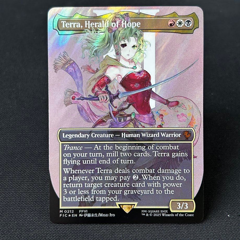 IMG_3540.jpg Surge Foil Terra, Herald of Hope #212 Foil MTG Proxy Cards - Image 1