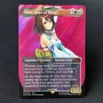 Surge Foil Yuna, Hope of Spira (Borderless) (FIN 549) Foil MTG Proxy Cards