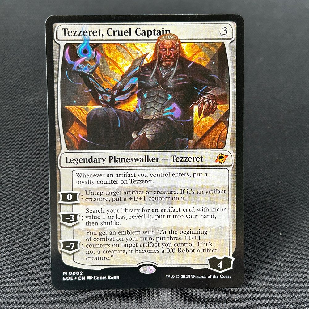 IMG_4322.jpg Tezzeret, Cruel CaptainEdge of Eternities #2 MTG Proxy Cards - Image 1