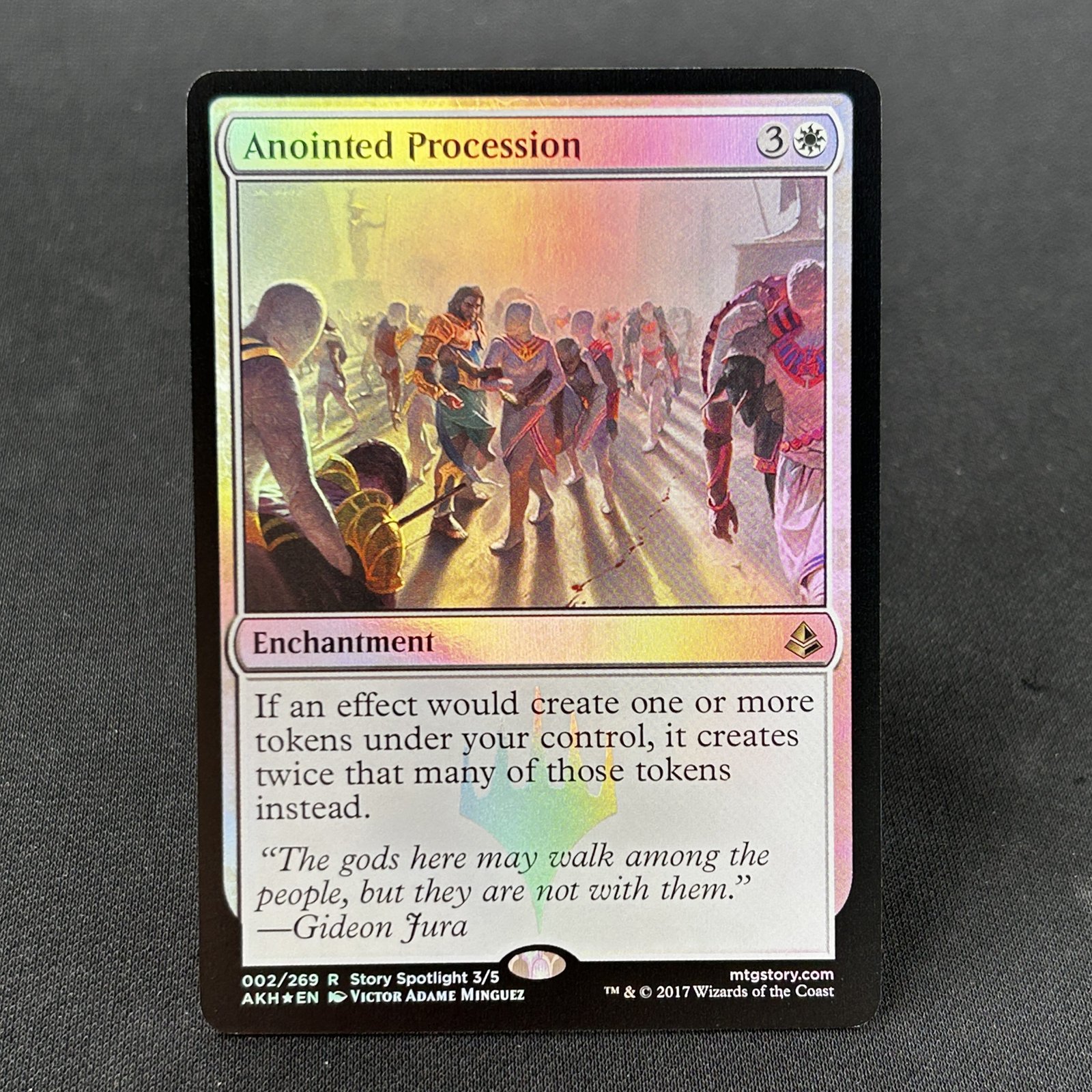 IMG_4453-scaled-1.jpg Anointed Procession (AKH) #2 foil MTG Proxy Cards - Image 1