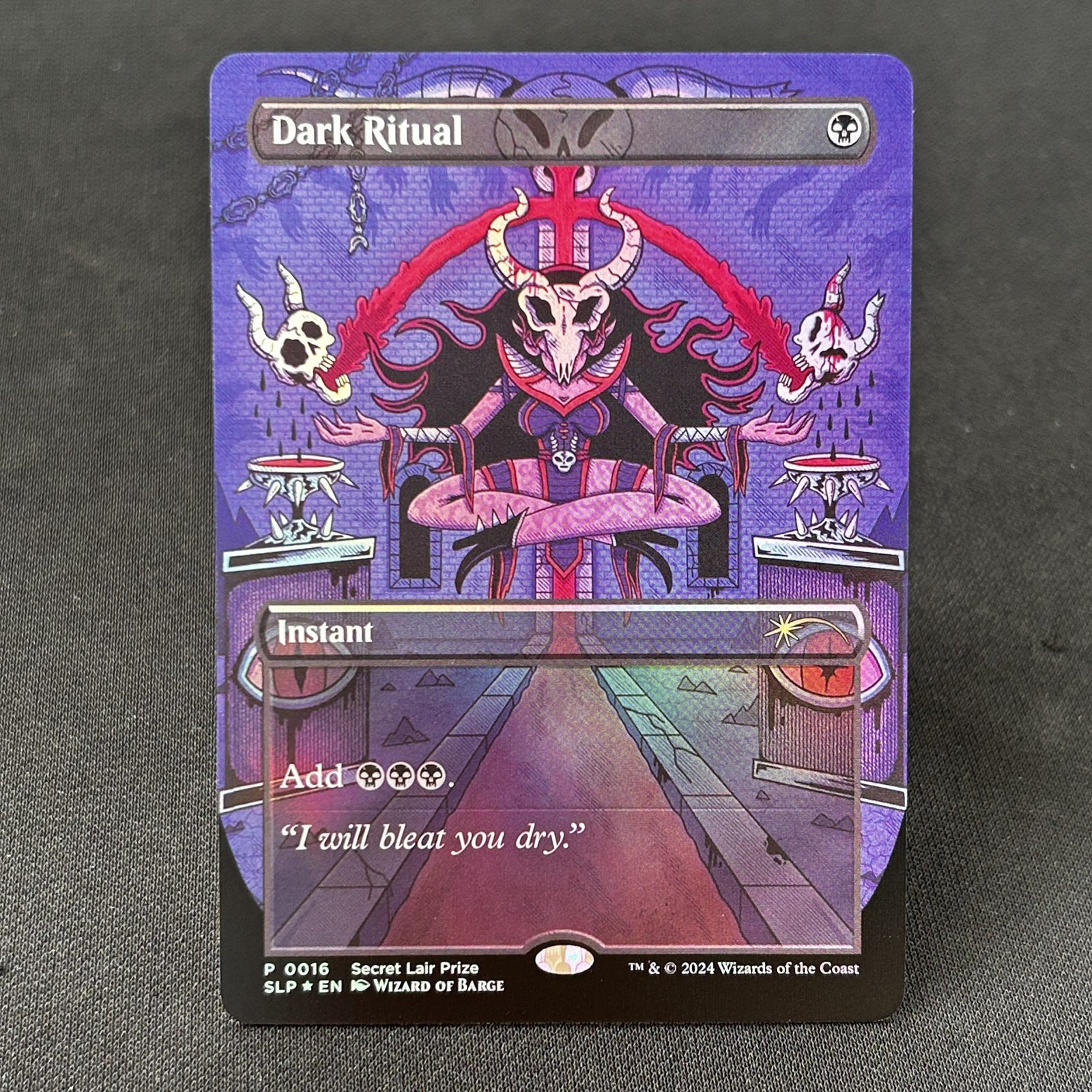 IMG_4462-scaled-1.jpg Dark Ritual Secret Lair Showdown #16 foil MTG Proxy Cards - Image 1