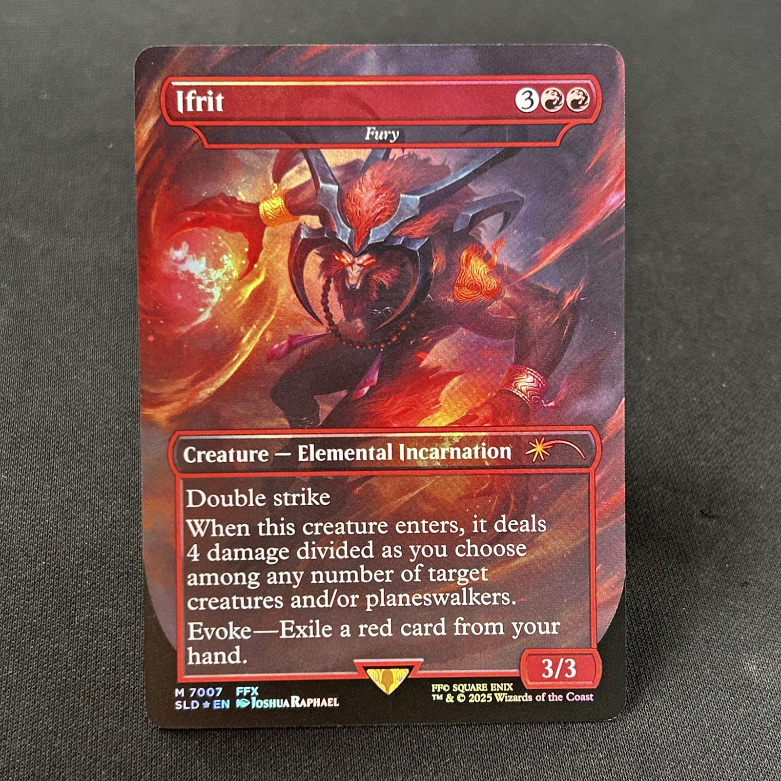 IMG_4474-scaled-1.jpg Ifrit (Fury) Secret Lair Drop Foil MTG Proxy Cards - Image 1