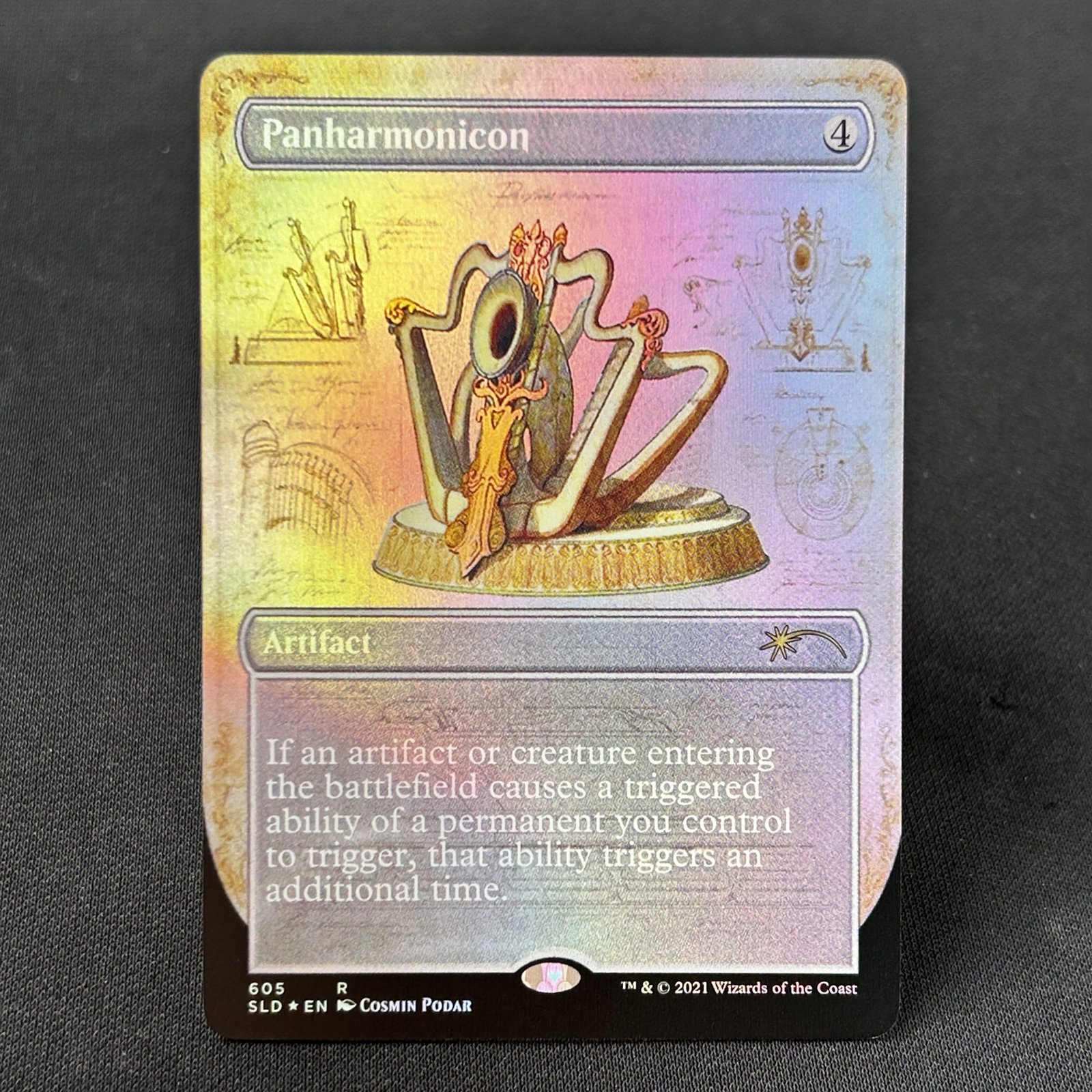 IMG_4477-scaled-1.jpg Panharmonicon SLD #605 foil MTG Proxy Cards - Image 1