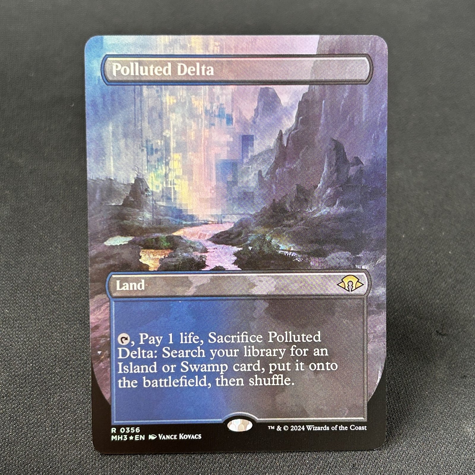 IMG_4478-scaled-1.jpg Polluted Delta MH3 Borderless 0356 Foil MTG Proxy Cards - Image 1