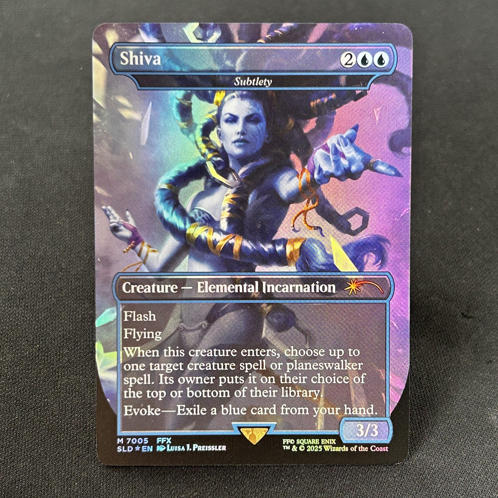 IMG_4481-scaled-1.jpg Shiva (Subtlety) Secret Lair Drop Foil MTG Proxy Cards - Image 1