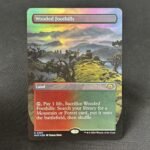 Wooded Foothills MH3 Borderless 0361 Foil MTG Proxy Cards