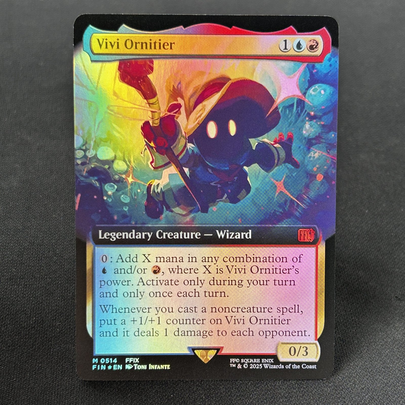 IMG_4509-scaled-1.jpg Vivi Ornitier Final Fantasy #514 Foil MTG Proxy Cards - Image 1