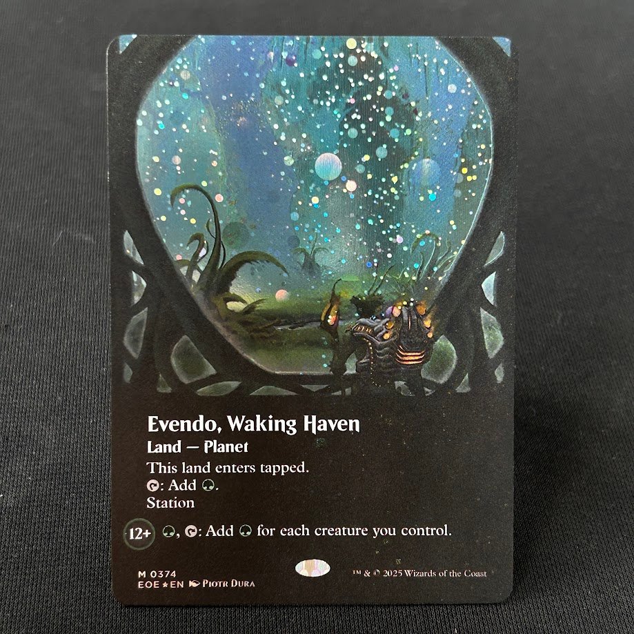 IMG_4557.jpg Evendo, Waking Haven EOE #374 New Galaxy Foil MTG Proxy Cards - Image 1