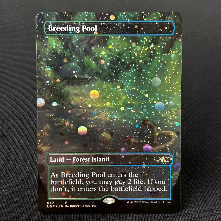 IMG_4587.jpg Breeding Pool UNF #537 New Galaxy Foil MTG Proxy Cards - Image 1