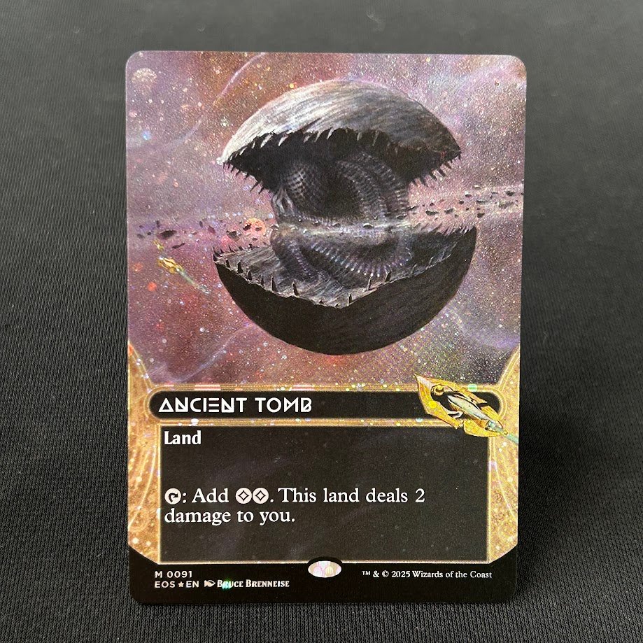 IMG_4593.jpg Ancient Tomb EOS #91 New Galaxy Foil MTG Proxy Cards - Image 1