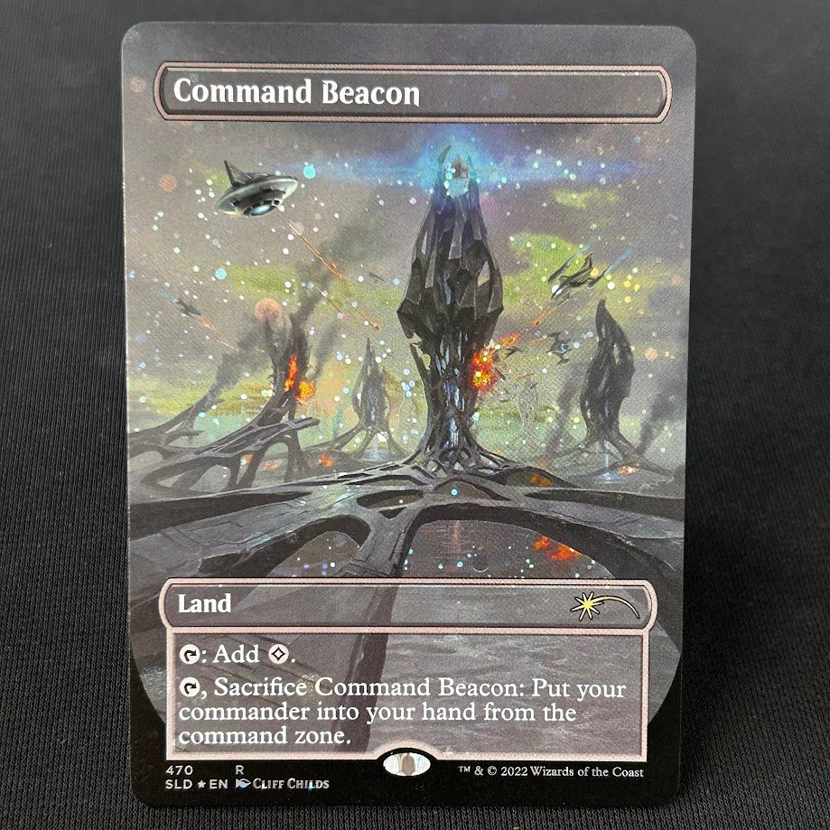 IMG_4616.jpg Command Beacon SLD #470 New Galaxy Foil MTG Proxy Cards - Image 1