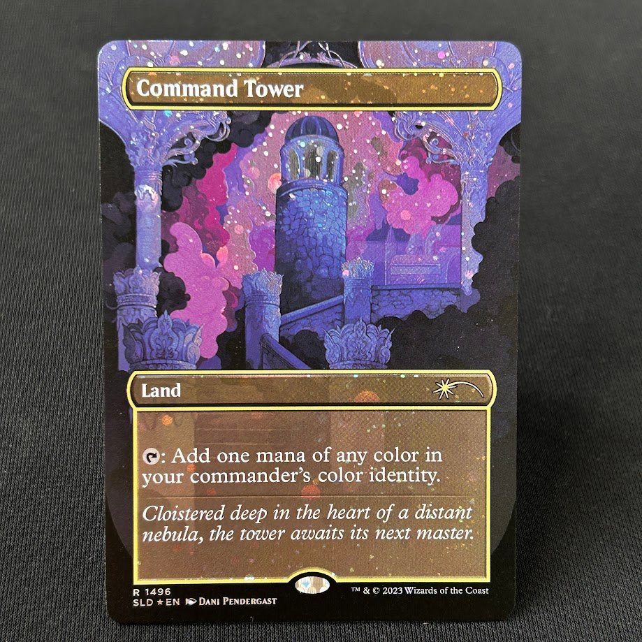 IMG_4617.jpg Command Tower SLD #1496 New Galaxy Foil MTG Proxy Cards - Image 1