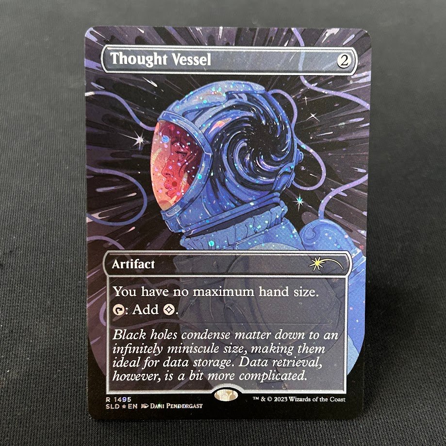 IMG_4622.jpg Thought Vessel SLD #1495 New Galaxy Foil MTG Proxy Cards - Image 1