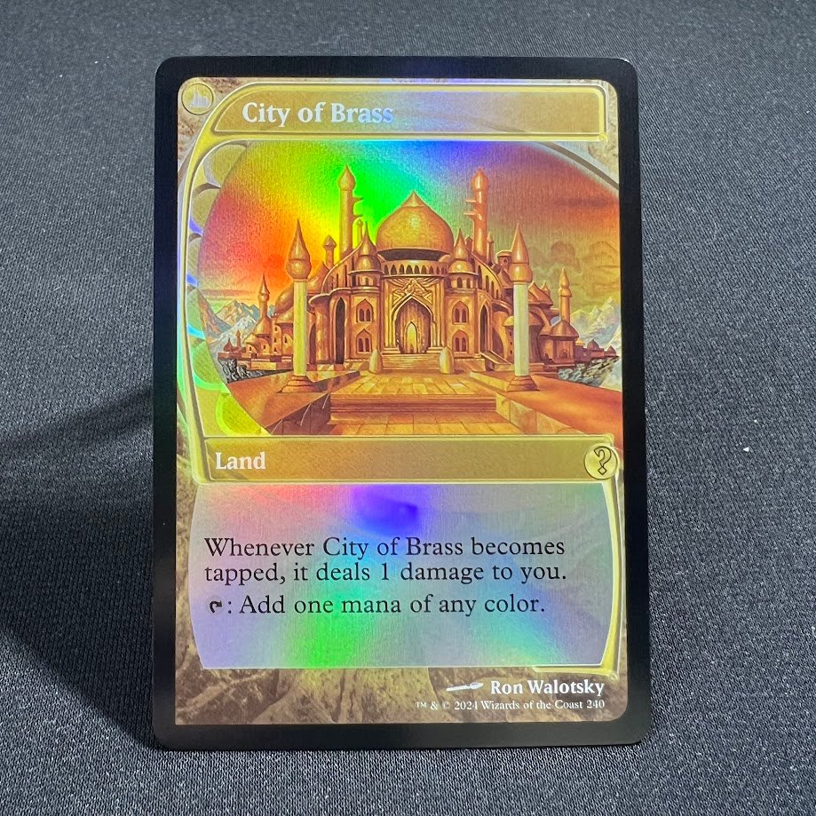 IMG_6073.jpg City of Brass MB2 foil MTG Proxy Cards - Image 1