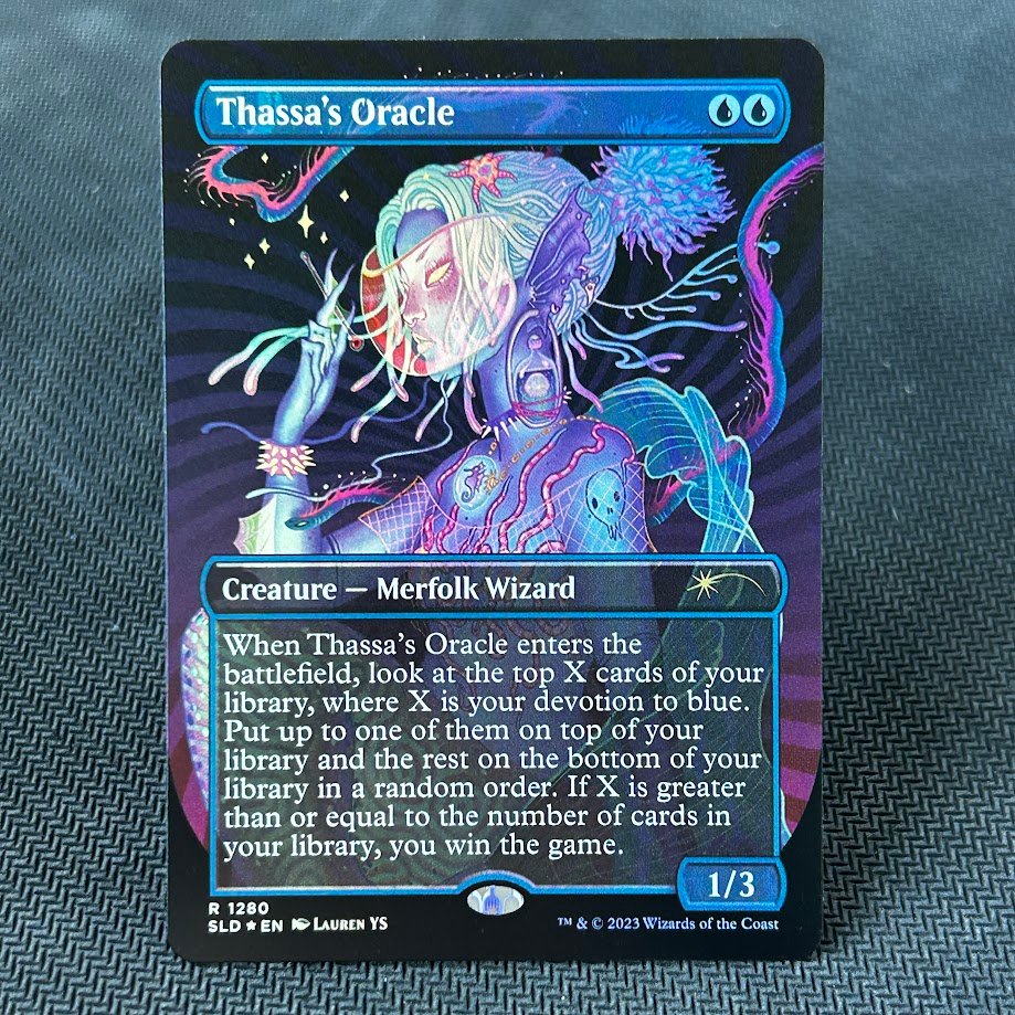 IMG_6509.jpg Thassa's Oracle SLD #1280 Foil MTG Proxy Cards - Image 1